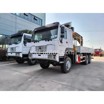 Sinotruck Howo Off Road Crane Truck 6x6 14TON MOBILE TRUCK MONTED CRANE